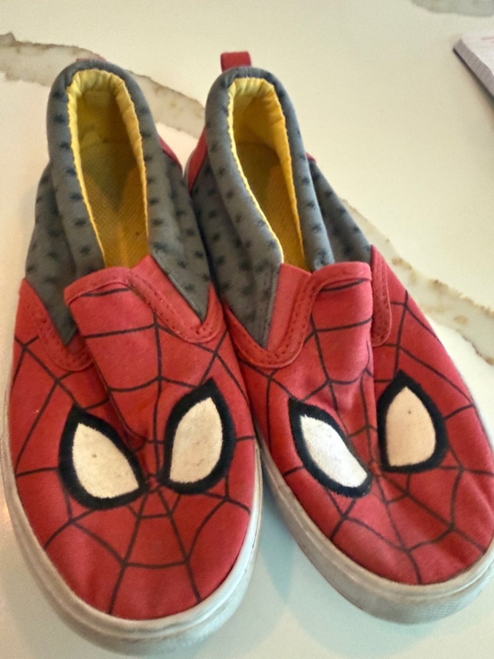 Marvel Spider-Web Slip-On Kids Sneakers